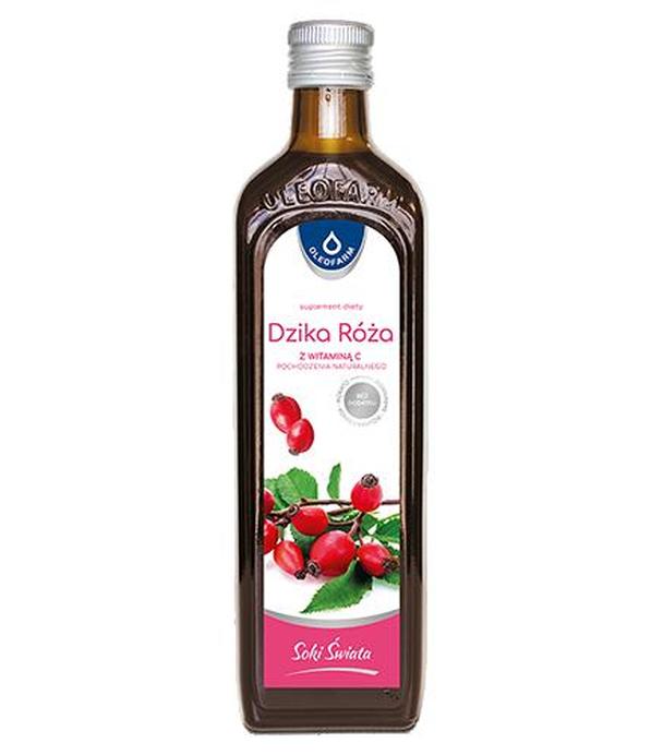 Oleofarm Dzika róża sok z naturalną witaminą C, 490 ml