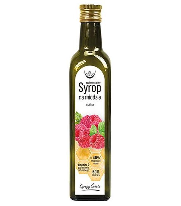 OLEOFARM Syrop na miodzie Malina, 250 ml - ważny do 2025-10-31