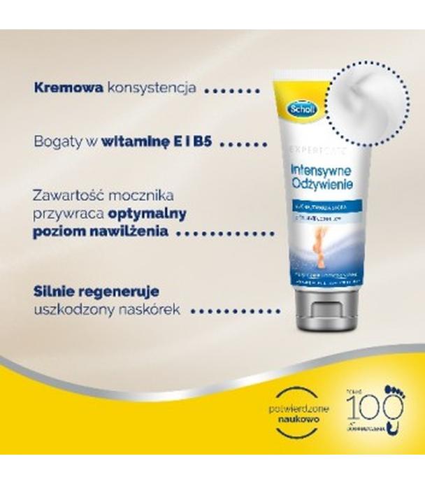 Scholl Intensywne odżywienie krem do stóp - 75 ml Do twardej skóry stóp