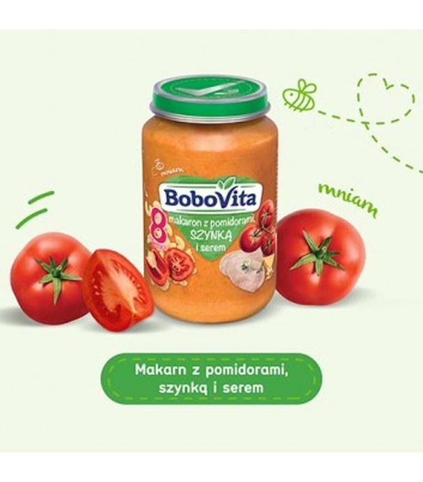 BOBOVITA Makaron z pomidorami, szynką i serem po 8 m-cu - 190 g - cena, opinie