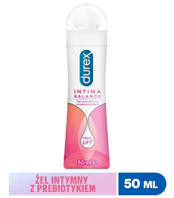 Durex Intima Balance Żel intymny z prebiotykiem, 50 ml - cena, opinie, wskazania
