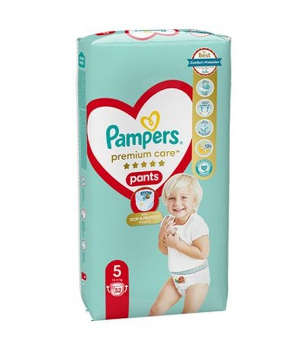 Pampers Premium Care Pants Pieluchomajtki rozmiar 5 12-17 kg, 52 sztuki