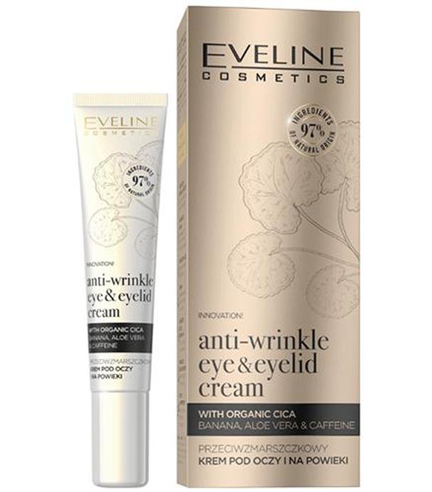 Eveline Cosmetics Organic Gold Przeciwzmarszczkowy krem pod oczy i na powieki - 20 ml - cena, opinie, właściwości