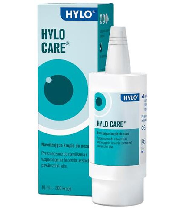 HYLO-CARE Krople do oczu - o działaniu nawilżającym i zmniejszającym pieczenie oczu - 10 ml