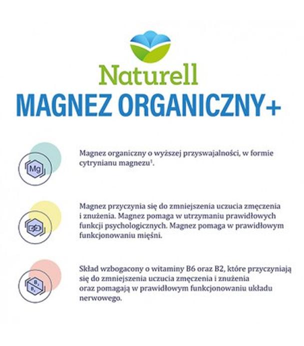 Naturell Magnez Organiczny+, 50 kapsułek, cena, opinie, wskazania - ważny do 2025-04-01