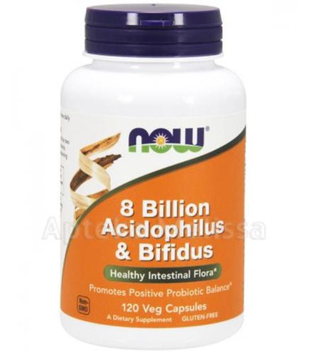 NOW FOODS 8 Billion Acidophilus & Bifidus - 120 kaps.
