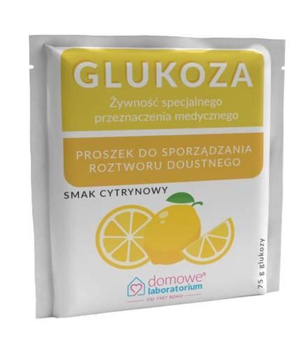 Glukoza o smaku cytrynowym proszek, 75 g