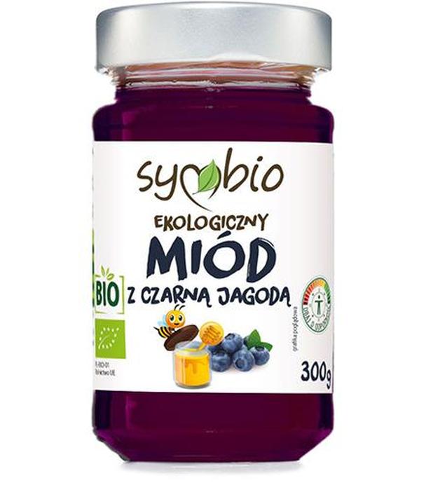 Symbio Ekologiczny Miód z czarną jagodą - 300 g - cena, opinie, skład
