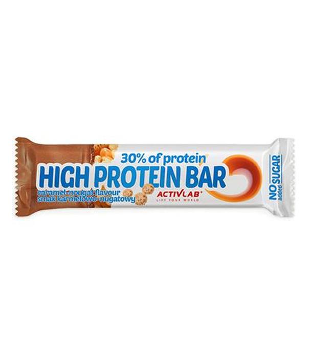 Activlab High Protein Bar smak nugatowo - karmelowy - 49 g - cena, opinie, właściwości