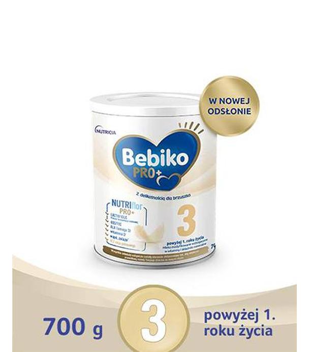 Bebiko Pro+ 3 Mleko modyfikowane następne dla niemowląt, 700 g