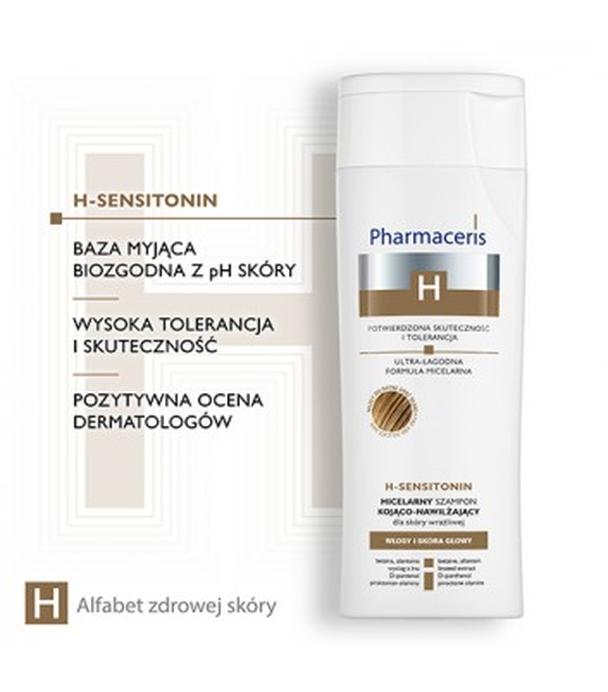 PHARMACERIS H SENSITONIN Micelarny szampon kojąco-nawilżający do skóry wrażliwej - 250 ml