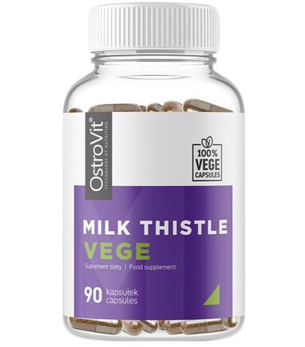 OstroVit Milk Thistle Vege - 90 kaps. - cena, opinie, wskazania