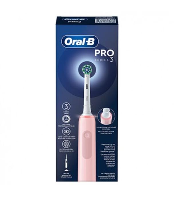 Oral-B Pro Series 3 różowa Szczoteczka elektryczna, 1 sztuka