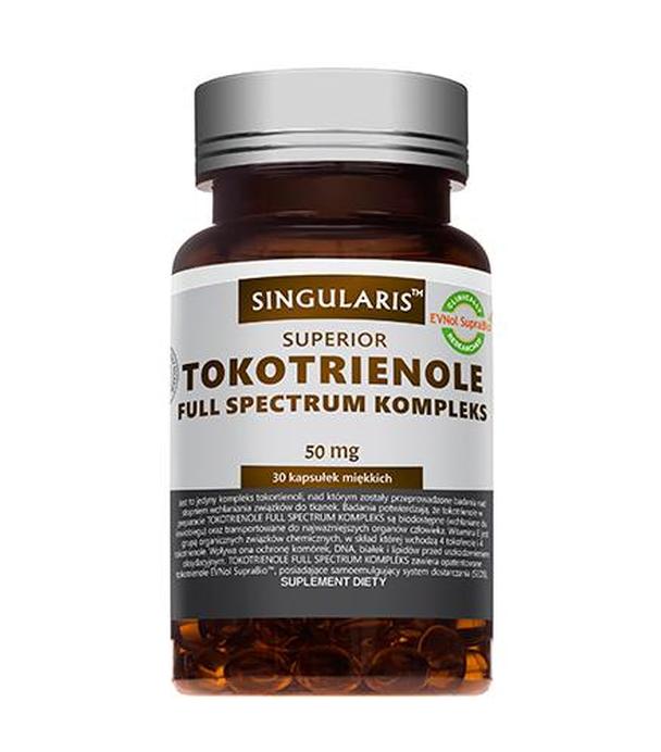 Singularis Superior Tokotrienole Full Spectrum Kompleks 50 mg - 30 kaps.- cena, opinie, właściwości