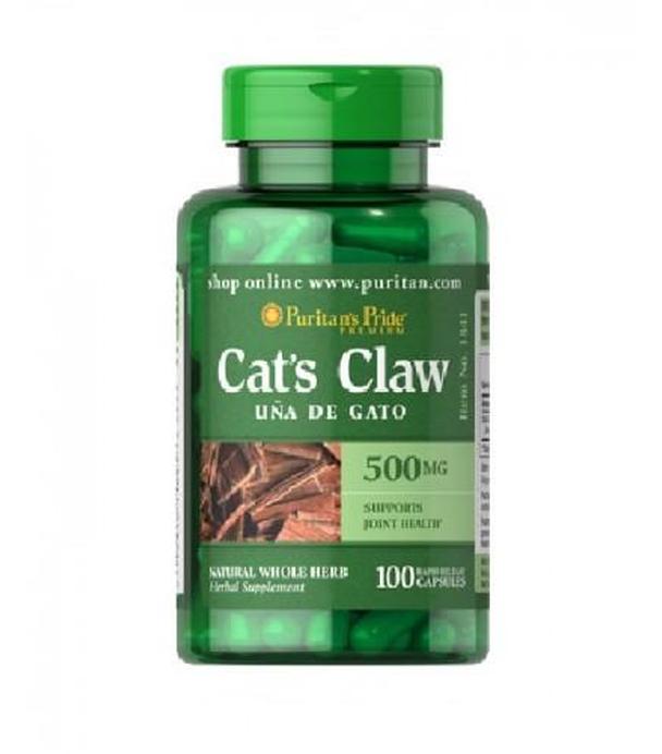 PURITAN'S PRIDE KOCI PAZUR Cat'S Claw - 500 mg 100 kaps.