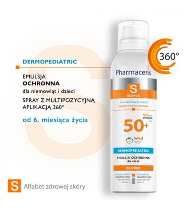 Pharmaceris S Dermopediatric Emulsja ochronna dla niemowląt i dzieci na słońce SPF 50+, 150 ml