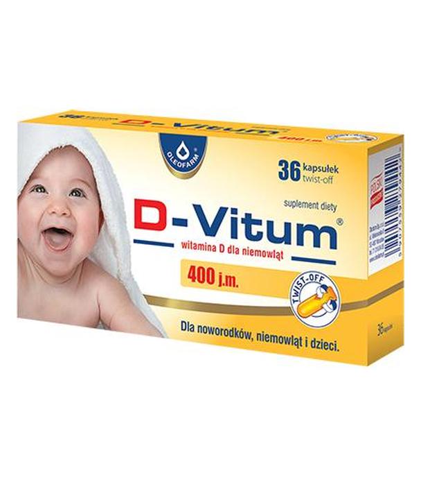 D-VITUM Witamina D dla niemowląt twist-off - 36 kaps.