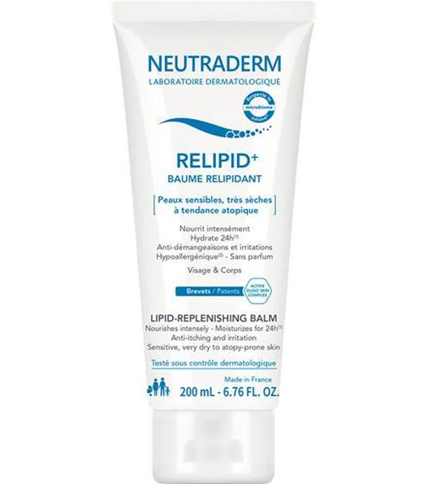 Neutraderm RELIPID+  Balsam odbudowujący warstwę lipidową twarz i ciało, 200 ml