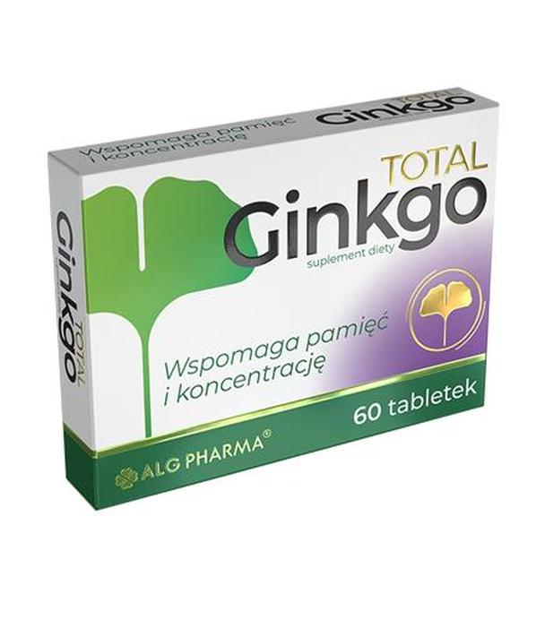 Alg Pharma Ginko Total - 60 tabl. Na pamięć i koncentrację - cena, opinie, stosowanie