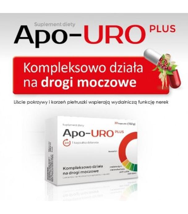 APO-URO PLUS 500 mg, 30 kaps., żurawina, cena, opinie, wskazania