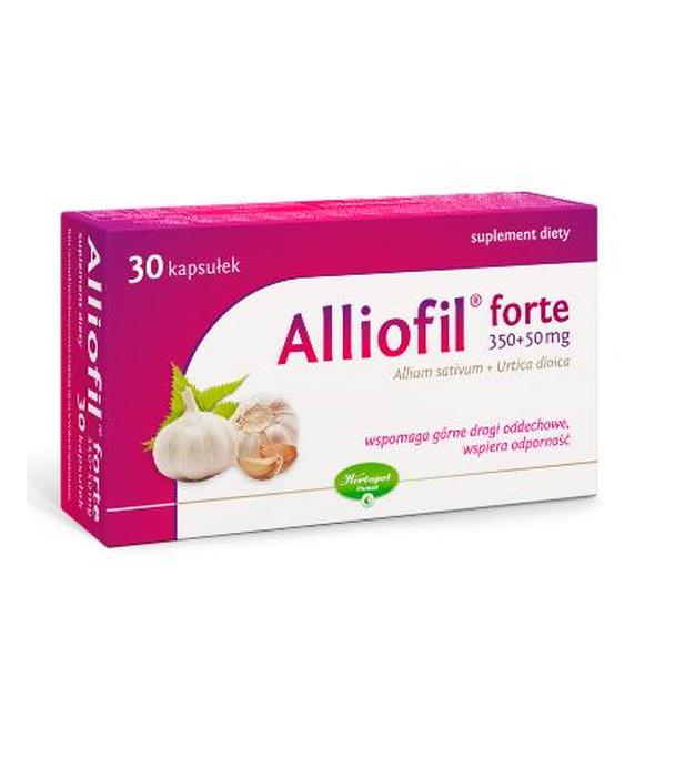ALLIOFIL FORTE 350 mg + 50 mg, 30 kapsułek