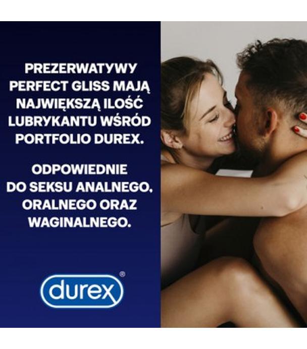 Durex Perfect Gliss Prezerwatywy, 10 szt., cena, opinie, stosowanie