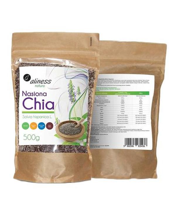 ALINESS Nasiona Chia - 500 g - ważny do 2025-07-31