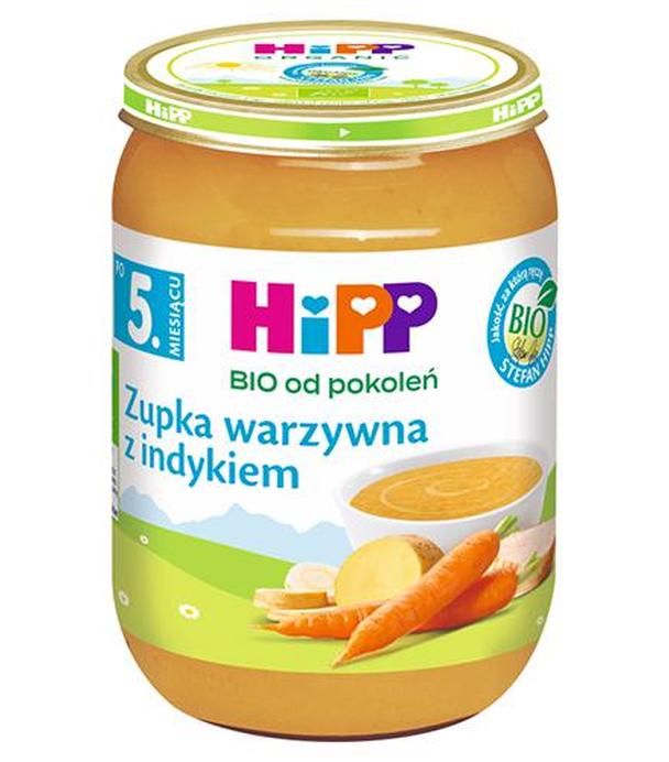 HiPP BIO od pokoleń, Krem z marchwi i ryżu z cielęciną, po 5. m-cu, 190 g, cena, opinie, właściwości