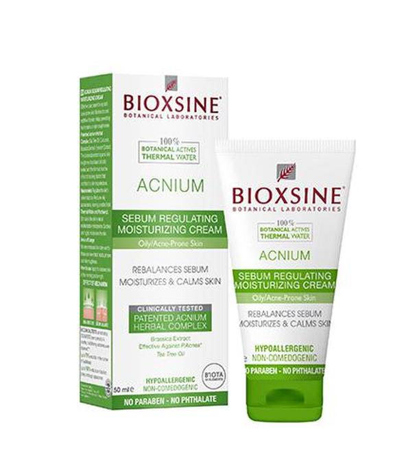 Bioxsine Acnium Krem nawilżający regulujący sebum, 50 ml