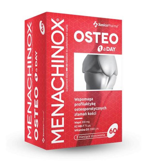 MENACHINOX OSTEO 1aDAY - 60 tabl. Dla zdrowych kości.