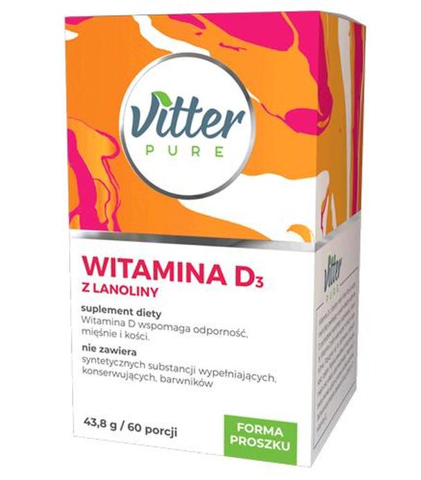 Witamina D3 z lanoliny VITTER PURE - 43,8 g
