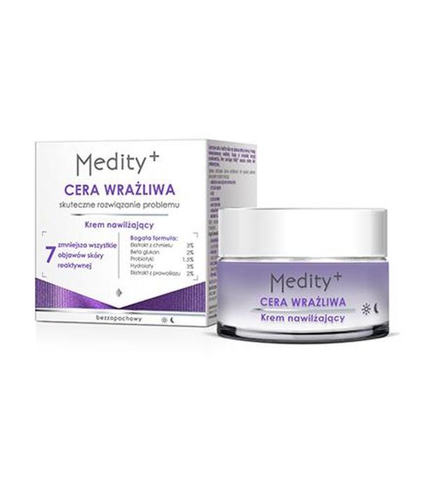 Medity+ Cera Wrażliwa Krem nawilżający na dzień, 50 ml - ważny do 2025-07-31