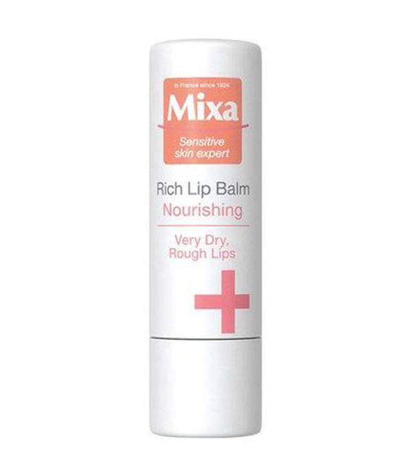 Mixa Odżywczy, bogaty balsam do ust - 4,7 ml - cena, opinie, właściwości