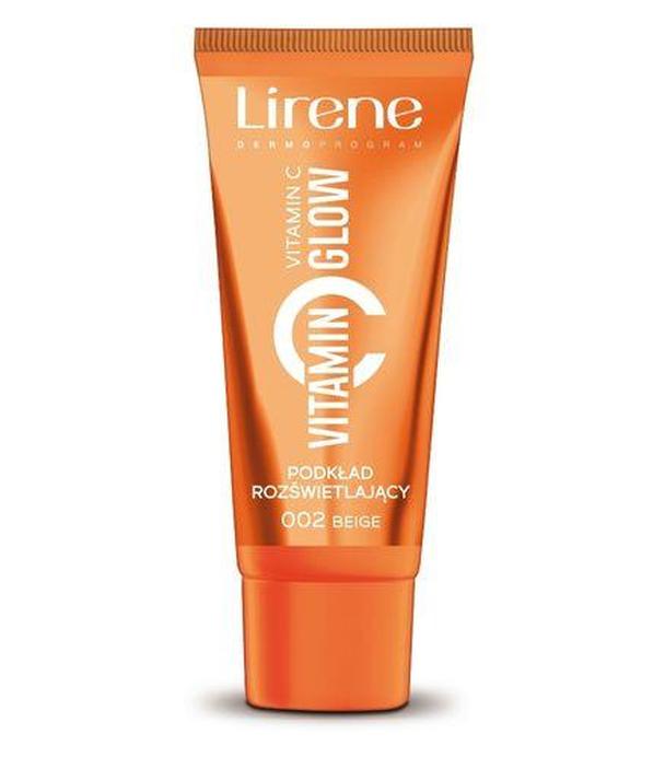 Lirene Vitamin C Glow podkład rozświetlający 002 Beige 30 ml