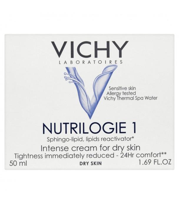 VICHY NUTRILOGIE 1 Intensywna pielęgnacja skóry suchej - 50 ml - cena, opinie, właściwości