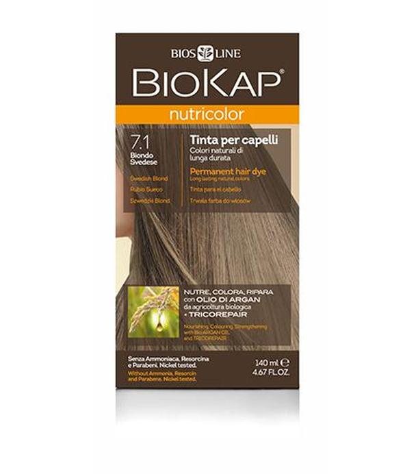 BioKap Nutricolor Farba do włosów 7.1 Szwedzki Blond - 140 ml - cena, opinie, właściwości