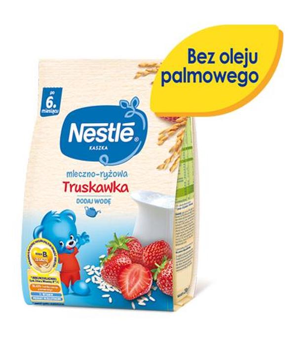 Nestle Kaszka mleczno-ryżowa truskawka po 6. miesiącu - 230 g - cena, opinie, stosowanie