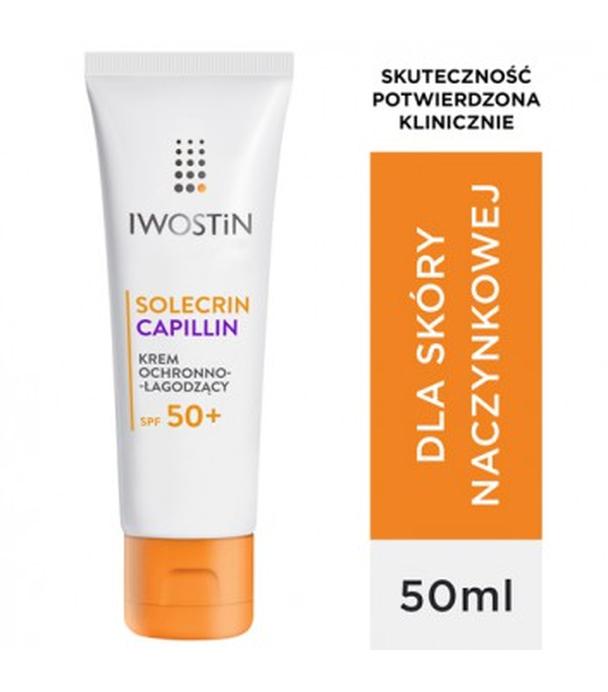 IWOSTIN SOLECRIN CAPILLIN Krem ochronny do skóry naczynkowej SPF50+ - 50 ml