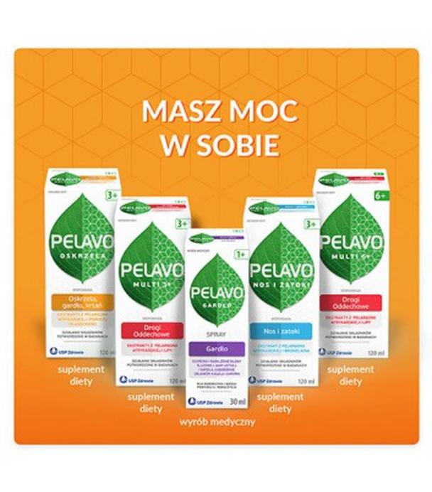 PELAVO OSKRZELA, GARDŁO I KRTAŃ Syrop, 120 ml - ważny do 2025-07-31