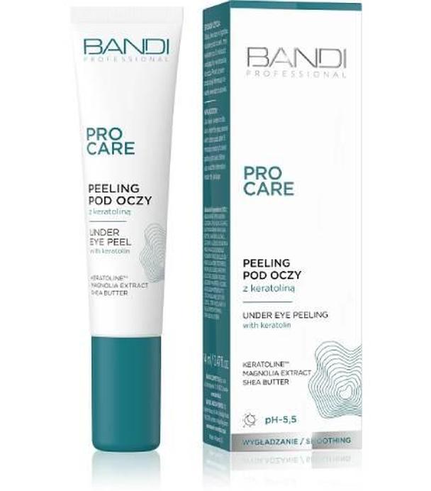 Bandi Pro care peeling pod oczy z keratoliną, 14 ml