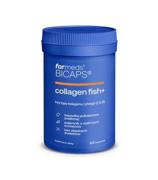 Bicaps Collagen Fish+, kapsułki, 60 sztuk