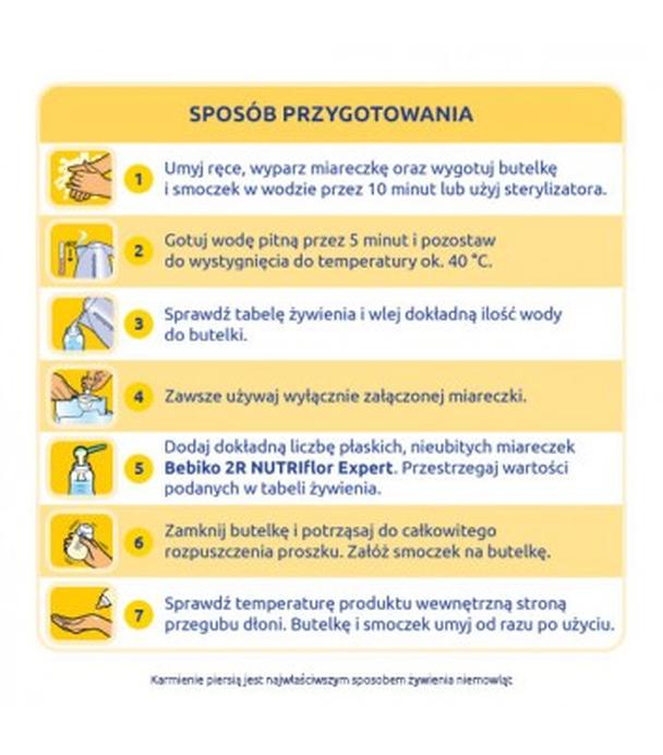 Bebiko 2R Nutriflor Expert Mleko następne z kleikiem ryżowym dla niemowląt powyżej 6. miesiąca życia, 600 g - ważny do 2025-09-22