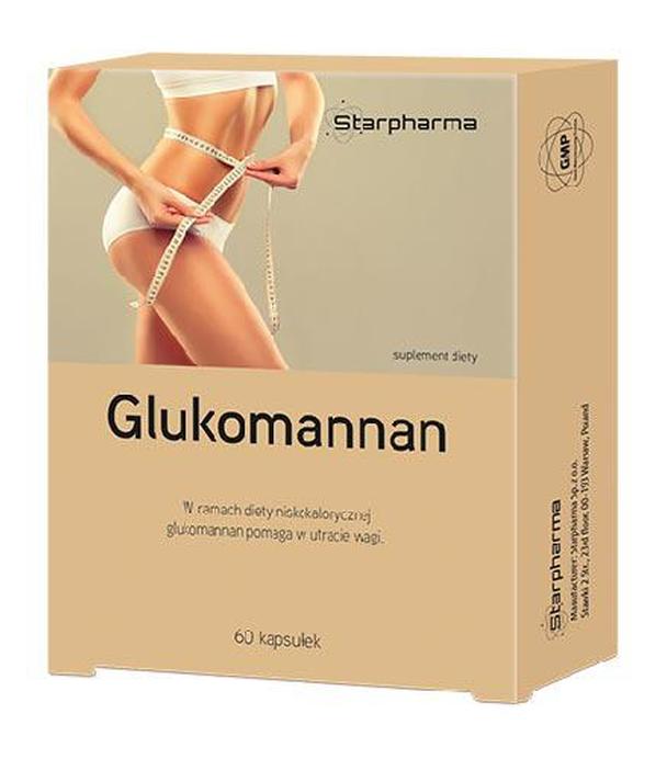 Starpharma Glukomannan, 60 kaps., cena, opinie, właściwości