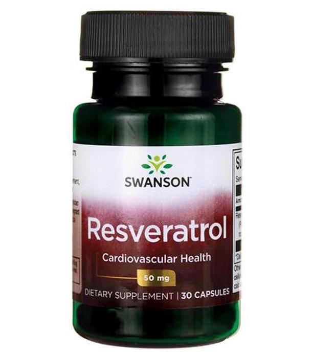 SWANSON Resveratrol 50 mg - 30 kaps.