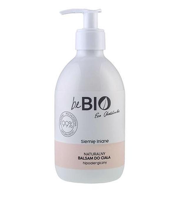 BeBio Naturalny hipoalergiczny balsam do ciała z olejem lnianym - 400 ml - cena, opinie, właściwości