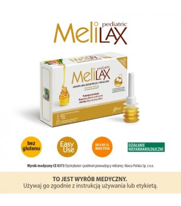 MELILAX PEDIATRIC Mikrowlewka z promelaxin dla dzieci i niemowląt - 6 szt.