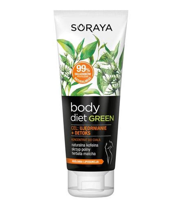 Soraya Body Diet Green ujędrnianie + detoks - 200 ml - cena, opinie, stosowanie