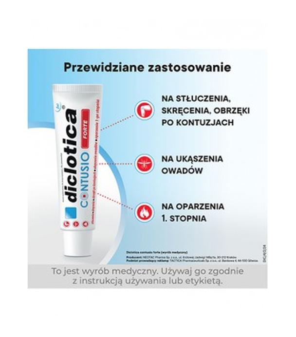 Diclotica Contusio Forte, 75 g - ważny do 2025-05-31