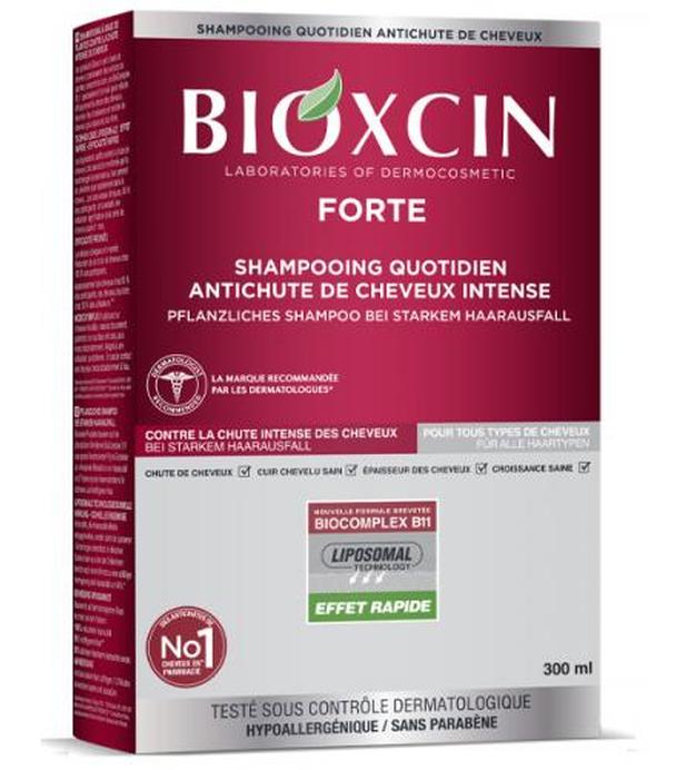 Bioxcin Forte, Szampon przeciw intensywnemu wypadaniu włosów ziołowy, 300 ml