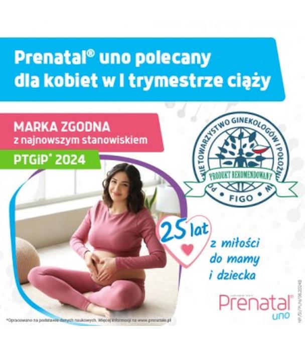 Prenatal Uno, 30 kapsułek + 30 kapsułek